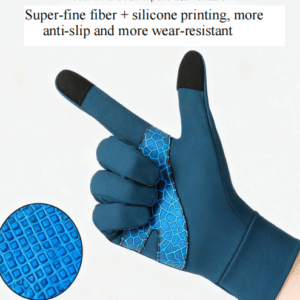Sports gloves: Breathable wool lining, anti-slip touch screen, outdoor running and cycling