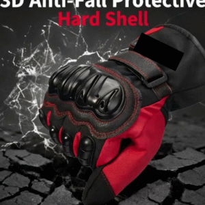 Motorcycle riding, skiing, autumn and winter gloves, winter style, warm, windproof, waterproof, thickened touch screen, outdoor hand protection wrist