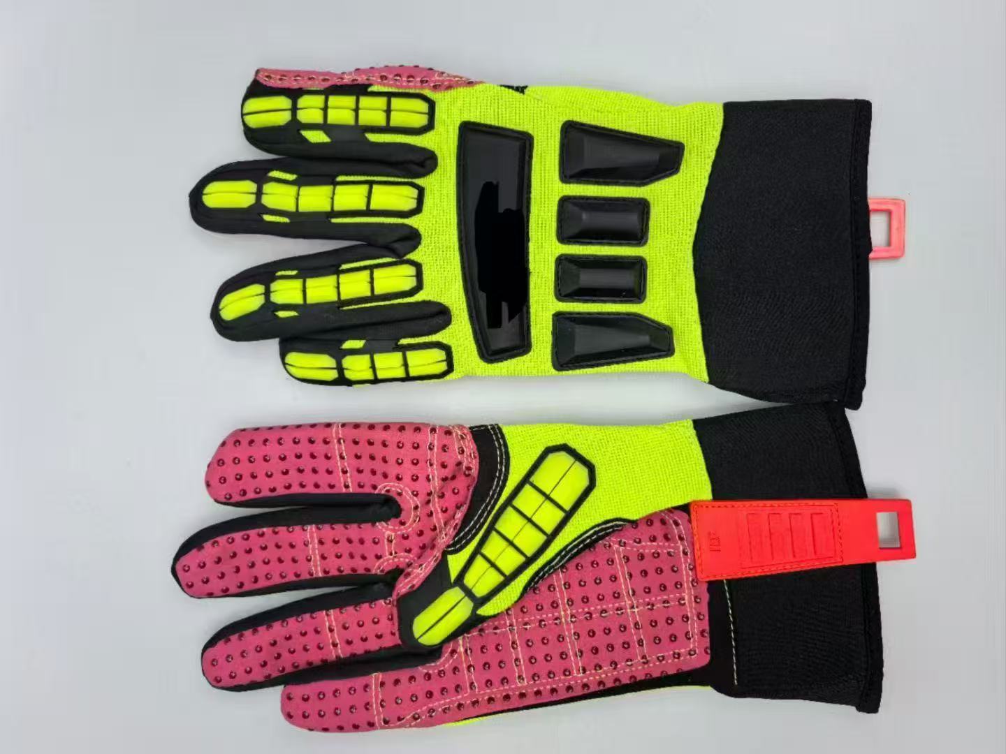 Wholesale TPR mechanical shockproof gloves for construction sites, mining rescue, anti-cutting and anti-crushing operations, and labor protection gloves - 图片 7