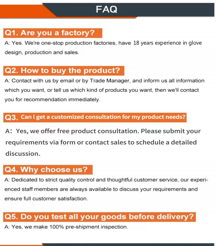 Customized gloves, high-quality materials, worry-free after-sales service, good value for money - 图片 2