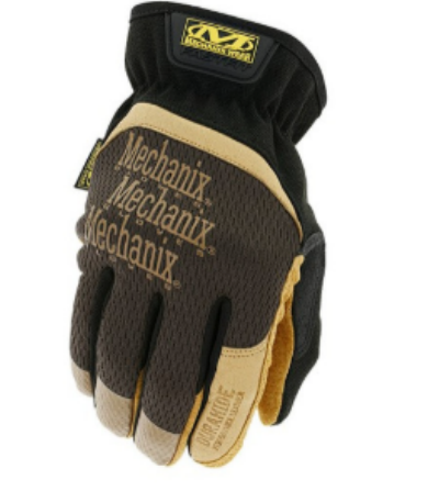 Mechanix Wear Material4x M-Pact Gloves - Abrasion-Resistant Gloves for Hand Safety - Machine Washable - Breathable - Secure Fit - Tear-Resistant - Durable - Brown/Black