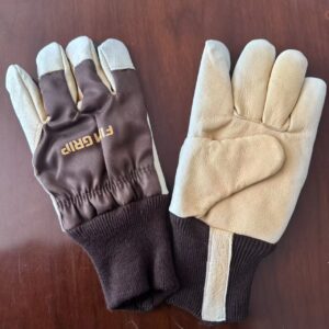 Winter Work Gloves for Men, Waterproof, Insulated, Durable Cowhide Leather Work Gloves for Outdoor Yard Garden Work
